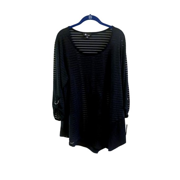 ABStudio women's top. Black. Size 2X. - Picture 1 of 4